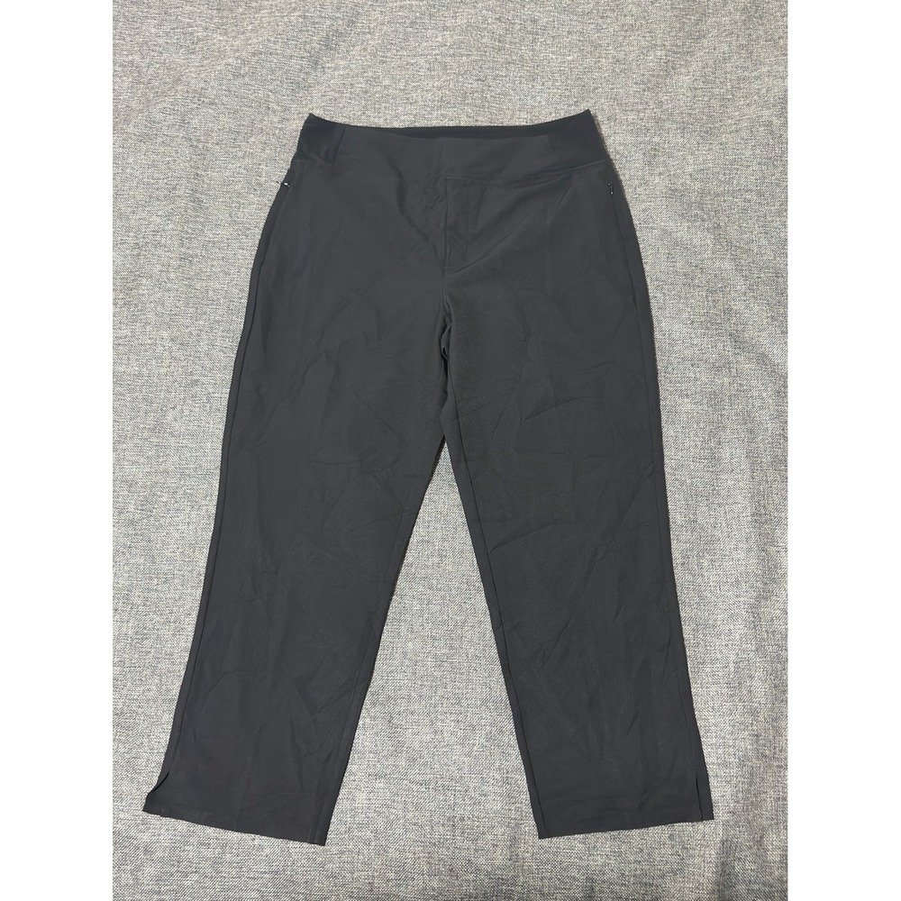 Kirkland Signature Womens Large Pants Black Stretch Performance Travel 7772060